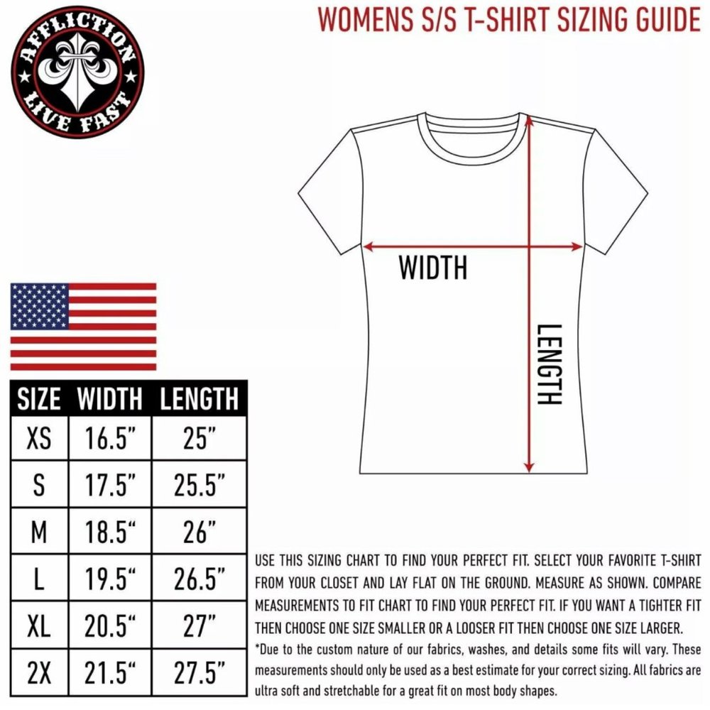 AFFLICTION Women's T-Shirt S/S CK TEXAS LEGEND Tee - Picture 9 of 9